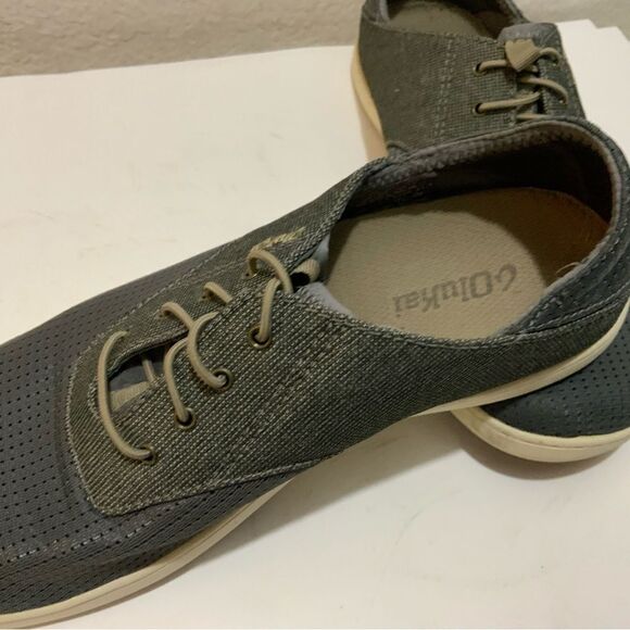 Olukai Men\'s Nohea Moku Slip On Shoes Charcoal Clay liknew size 10 main image 10